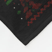 Couverture Polaire Merry Wolfmas Merry Christmas Wolf Ugly Sweater Fu (Coin)