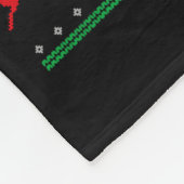 Couverture Polaire Merry Woofmas Yellow Labrador Christmas Ugly Sweat (Coin)