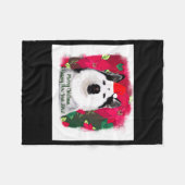 Couverture Polaire Merry Xmas Happy New Year Baby (Devant (Horizontal))