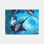 Couverture Polaire Merveilleux marlin avec bulles (Devant (Horizontal))