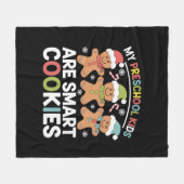 Couverture Polaire Mes enfants d'âge préscolaire sont des cookies int (Devant (Horizontal))