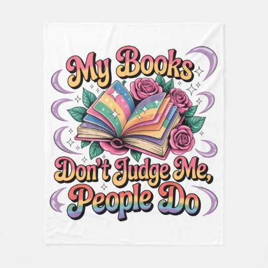 Couverture Polaire Mes livres ne me jugent pas... (Devant)