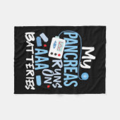 Couverture Polaire Mes Pancréas Fonctionnent Sur Des Batteries Aaa Ty (Devant (Horizontal))
