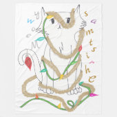 Couverture Polaire Mess de Noël (Devant)