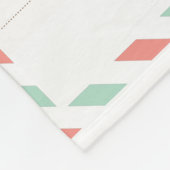 Couverture Polaire Message de lettre d'amour manuscrite du portable m (Coin)