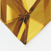 Couverture Polaire Métal d'or géométrique à trois dimensions (Coin)
