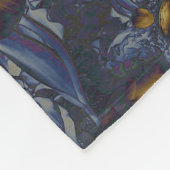 Couverture Polaire Métal Moulé or et argent bleu (Coin)