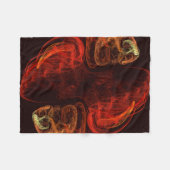 Couverture Polaire Métamorphose Art Abstrait (Devant (Horizontal))