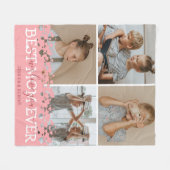 Couverture Polaire Mete Meilleure Maman Jamais Photo Collage (Devant (Horizontal))