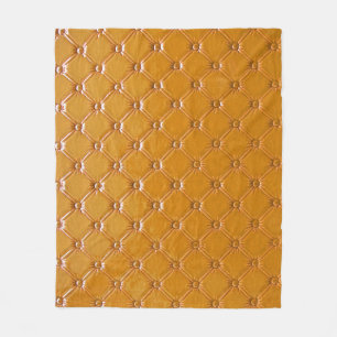 Couverture Polaire Meubles en cuir authentique : motif décoratif.