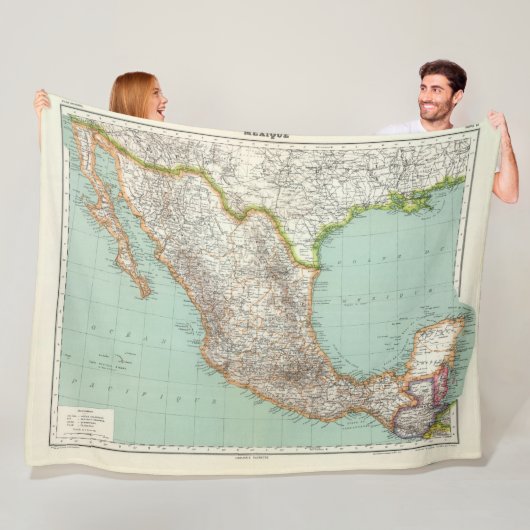 Couverture Polaire Mexique - carte du Mexique (En situation)