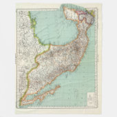 Couverture Polaire Mexique - carte du Mexique (Devant)