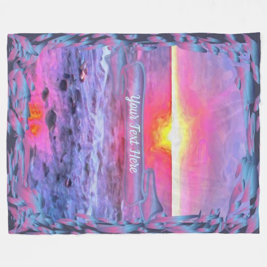 Couverture Polaire Mexique Sunset 0909 (Devant (Horizontal))