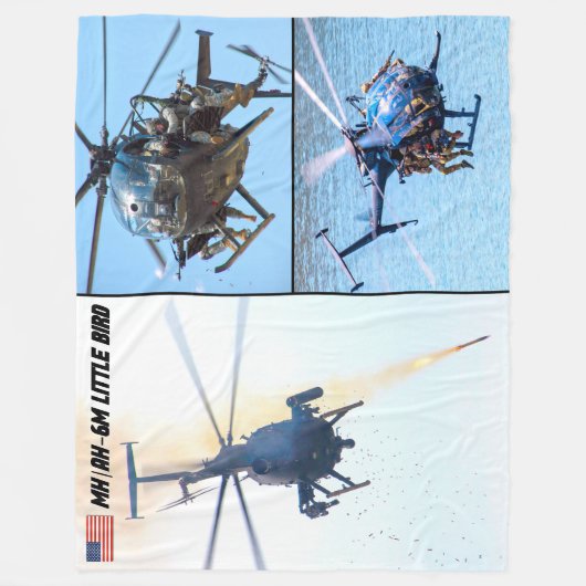 COUVERTURE POLAIRE MH/AH-6M PETIT OISEUR (Devant)