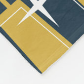 Couverture Polaire Mi-siècle Blocs atomiques modernes Marine, moutard (Coin)