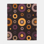 Couverture Polaire Mi-siècle moderne automne géométrique (Devant)