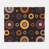 Couverture Polaire Mi-siècle moderne automne géométrique (Devant (Horizontal))