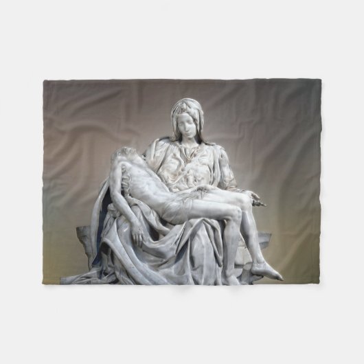 Couverture Polaire Michelangelo - La Pieta (Devant (Horizontal))