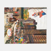 Couverture Polaire Michigan Avenue, Chicago par John Falter (Devant (Horizontal))