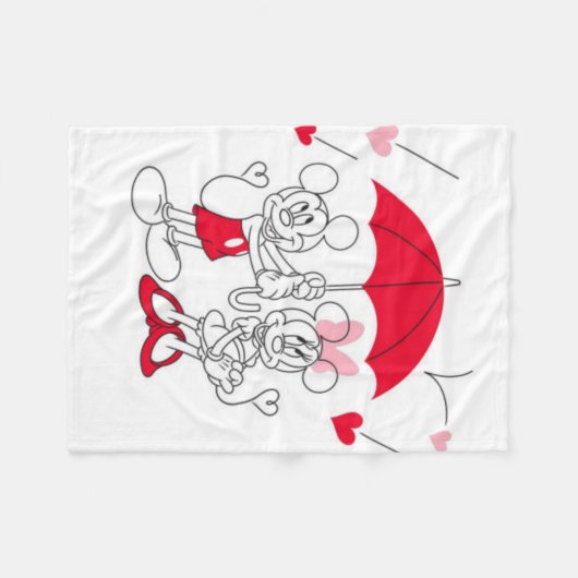 Couverture Polaire Mickey et Minnie (Devant (Horizontal))