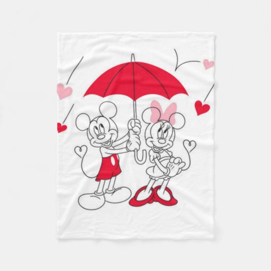 Couverture Polaire Mickey et Minnie (Devant)