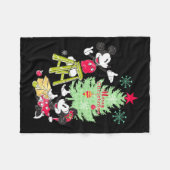 Couverture Polaire Mickey Minnie Clic Christmas Tree (Devant (Horizontal))