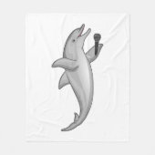 Couverture Polaire Microphone Dolphin Singer (Devant)
