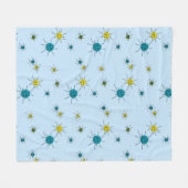 Couverture Polaire Mid-Century Atomic Starburst (Devant (Horizontal))