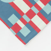 Couverture Polaire Mid-Century Modern Geometric Art Pattern Print (Coin)