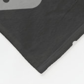 Couverture Polaire Midcentury Starburst Diamonds Dark Gray (Coin)