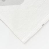 Couverture Polaire Midcentury Starburst Diamonds Light Gray (Coin)