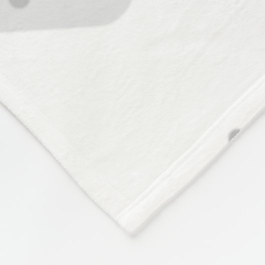 Couverture Polaire Midcentury Starburst Diamonds Light Gray (Coin)