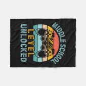 Couverture Polaire Middle School Level Unlocked Video Game Ck To Scho (Devant (Horizontal))