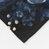 Couverture Polaire Midnight Celestial Floral Gothic Deer (Coin)