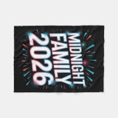 Couverture Polaire Midnight Family 2026 Fireworks Countdown Unity Spa (Devant (Horizontal))