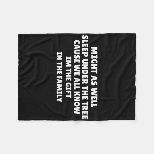 Couverture Polaire Might As Well Sleep Under The Tree Favorite Child (Devant (Horizontal))