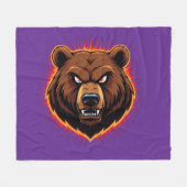 Couverture Polaire Mighty Bear – Raw Strength of Nature (Devant (Horizontal))