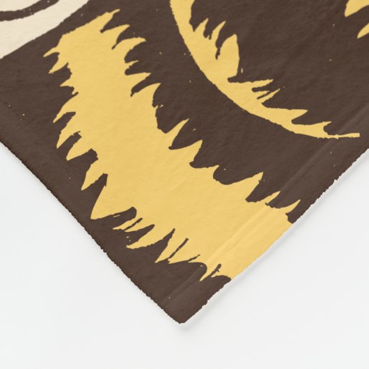 Couverture Polaire Mignon gaffez l'illustration d'abeilles - (Coin)