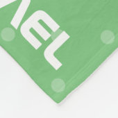 Couverture Polaire Mignon Singe Kawaii Points Verts (Coin)