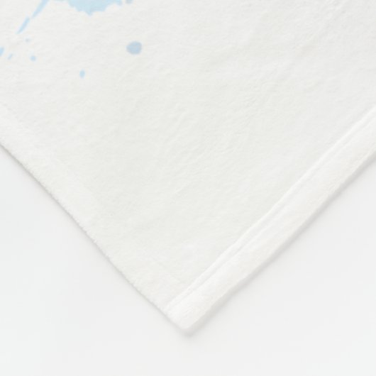 Couverture Polaire mignon unisex bébé pingouin ajouter nom (Coin)