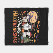 Couverture Polaire Mignonne Flamant rose Thanksgiving Je ne suis pas  (Devant (Horizontal))