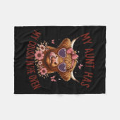 Couverture Polaire Mignonne Ma Tante A Mon Cousin Dans Le Feu Enceint (Devant (Horizontal))