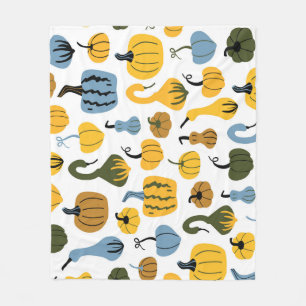 Couverture Polaire Mignonne main de dessin Citrouille