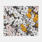 Couverture Polaire Mignonne Motif Floral Simples Et Simples. Chariot  (Devant (Horizontal))