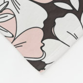 Couverture Polaire Mignonne Motif Floral Simples Et Simples. Chariot  (Coin)