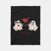 Couverture Polaire Mignonne Vous êtes Mon Boo Ghost Mignonnes Valenti (Devant)