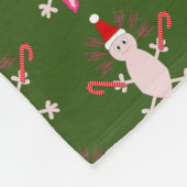 Couverture Polaire Mignons Axolotl de Noël (Coin)