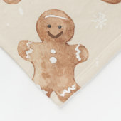 Couverture Polaire Mignons biscuits de pain d'épice à la crème (Coin)