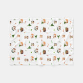 Couverture Polaire Mignons Cochons d'Inde Drôles Motif d'Animaux de C (Devant (Horizontal))
