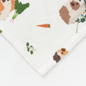 Couverture Polaire Mignons Cochons d'Inde Drôles Motif d'Animaux de C (Coin)